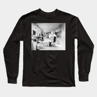 Furniture Maker Workshop Vintage Photography Long Sleeve T-Shirt